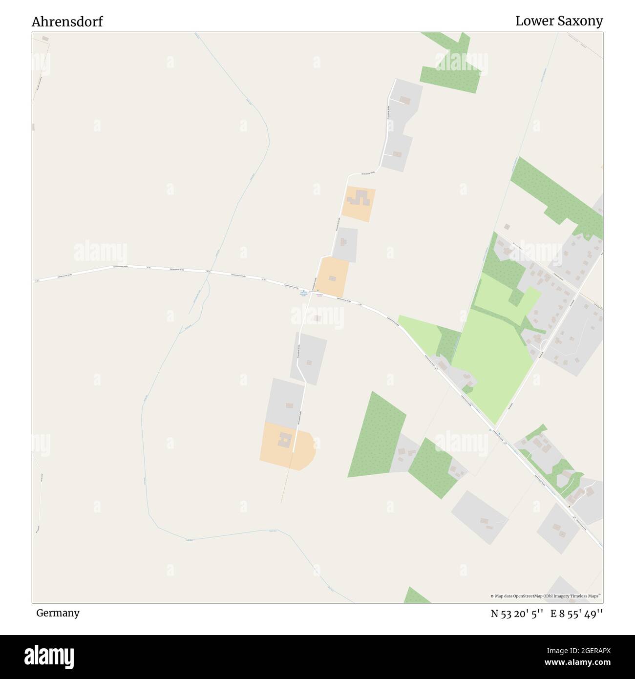Ahrensdorf, Deutschland, Niedersachsen, N 53 20' 5'', E 8 55' 49