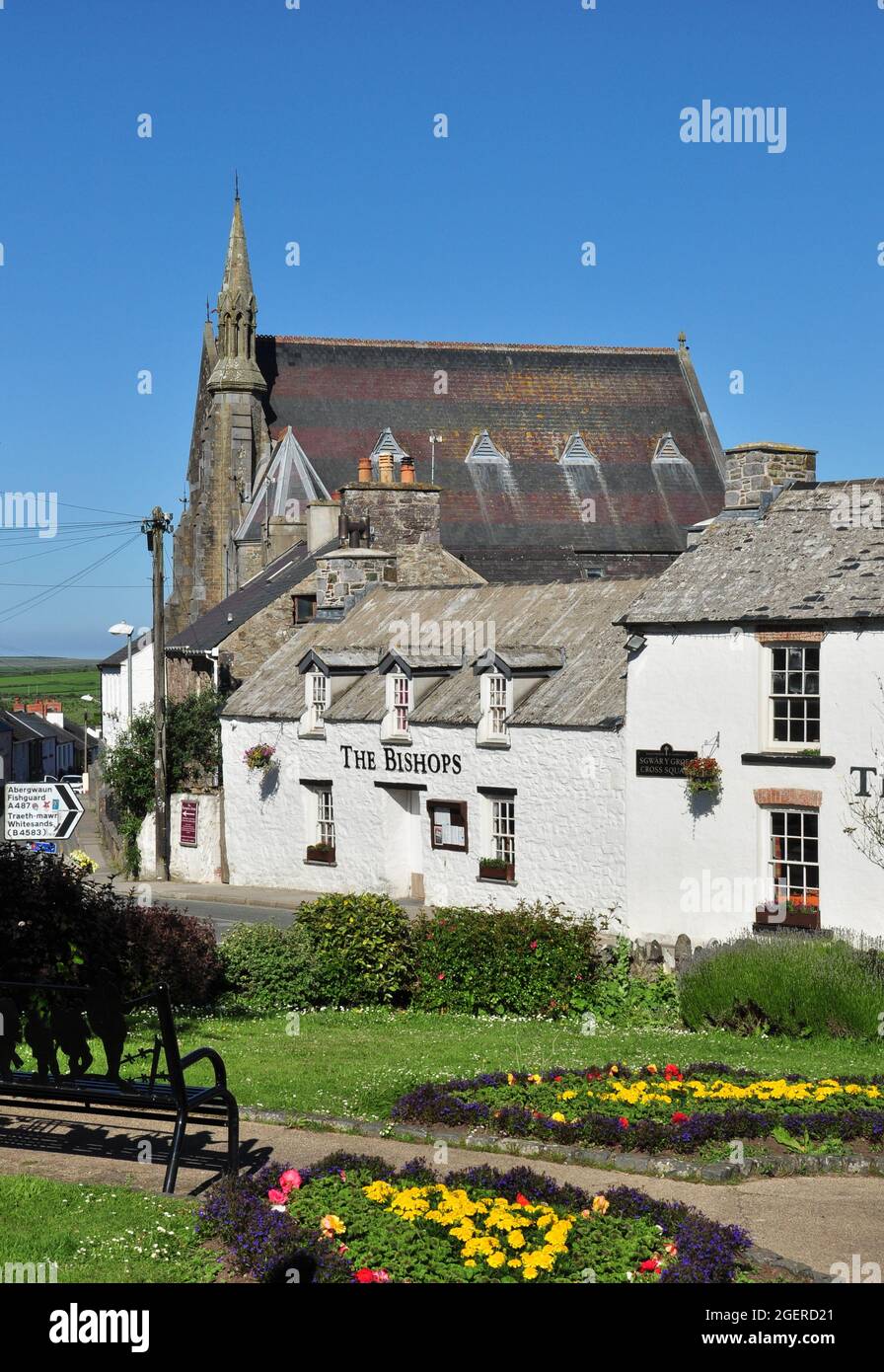 War Memorial Garden, Cross Square, St David's, Pembrokeshire, Wales Stockfoto