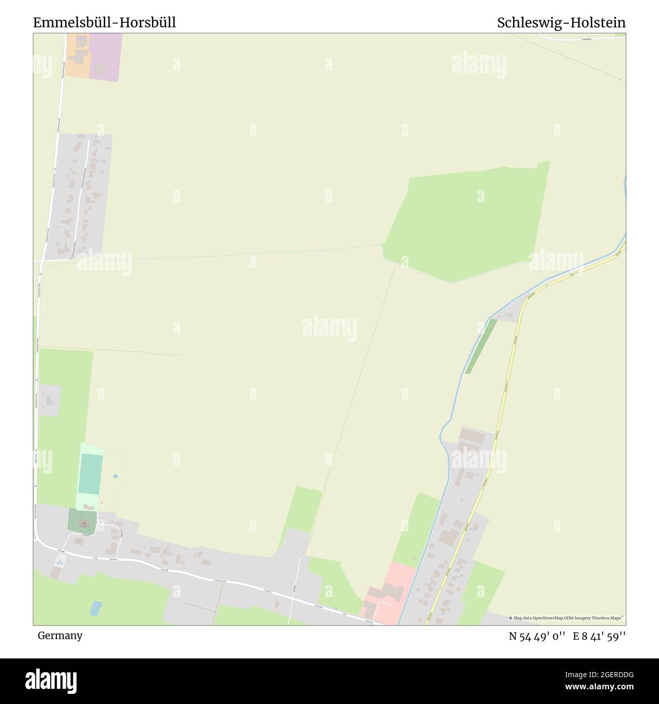 EmmelsbüllHorsbüll, Deutschland, SchleswigHolstein, N 54 49' 0'', E 8