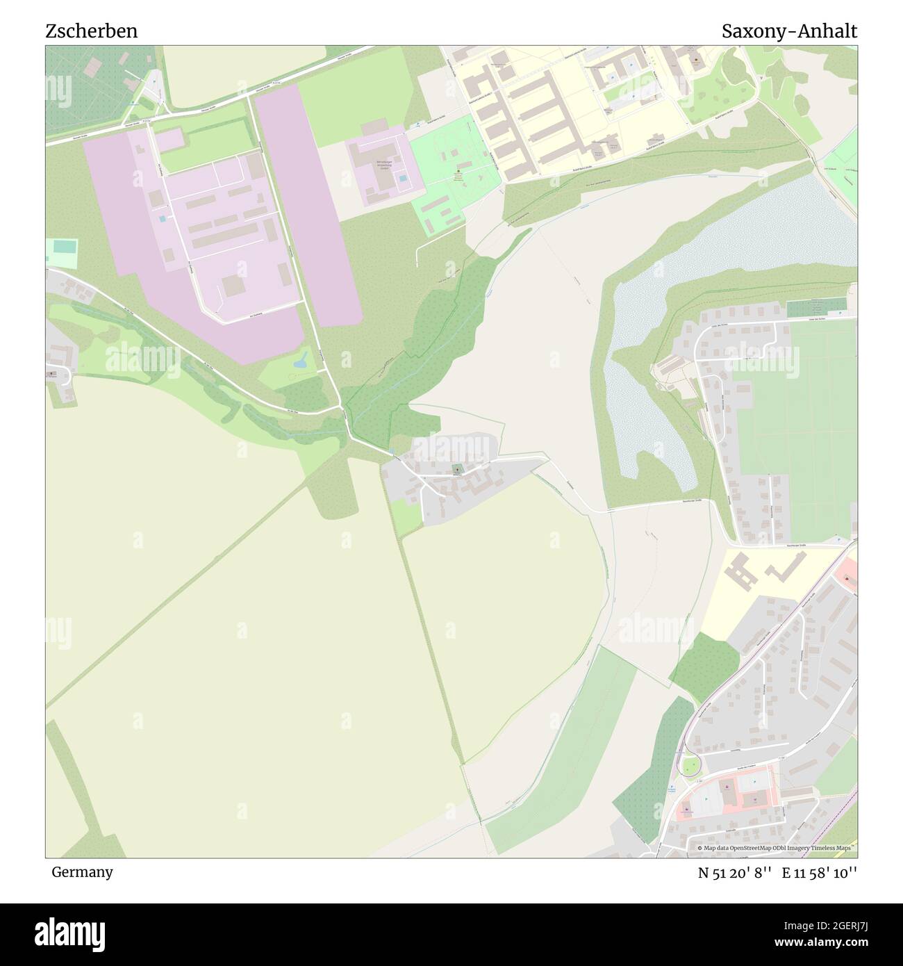 Zscherben, Deutschland, SachsenAnhalt, N 51 20' 8'', E 11 58' 10