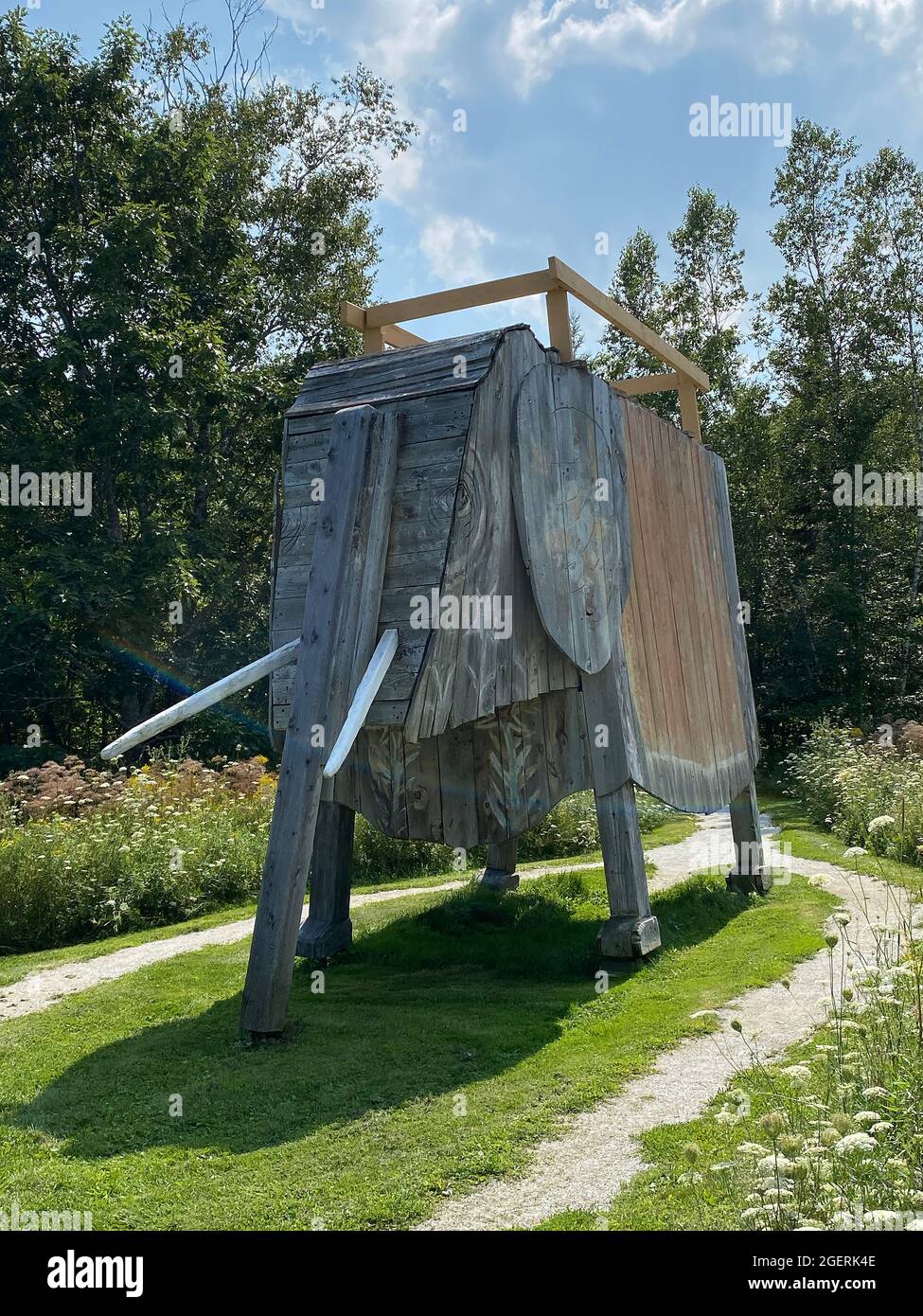 Diese Skulptur mit dem Titel Great Elephant wurde vom amerikanischen