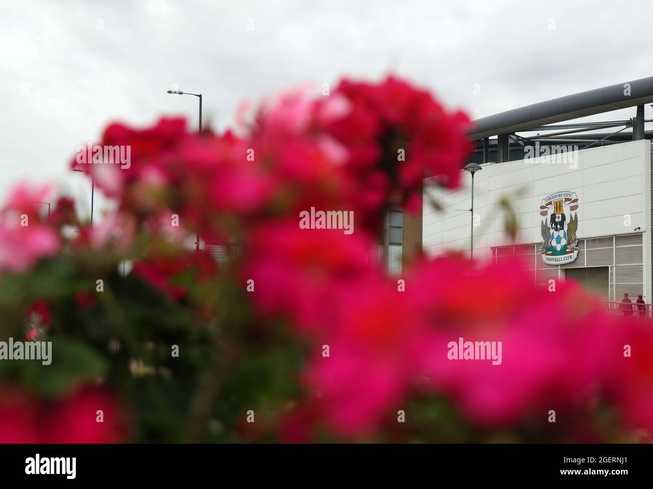 Eine allgemeine Ansicht der Coventry Building Society Arena, Coventry. Bilddatum: Samstag, 21. August 2021. Stockfoto