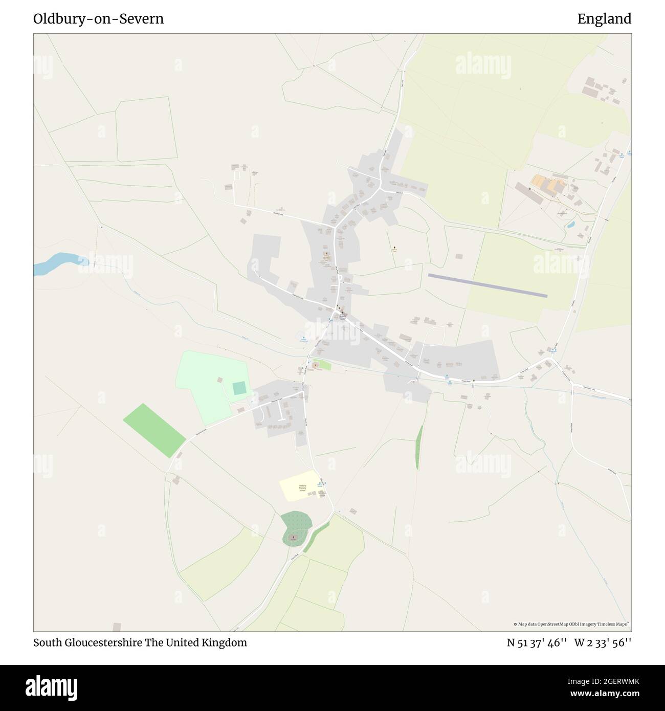 Oldbury-on-Severn, South Gloucestershire, Großbritannien, England, N 51 37' 46'', W 2 33' 56'', map, Timeless Map veröffentlicht im Jahr 2021. Reisende, Entdecker und Abenteurer wie Florence Nightingale, David Livingstone, Ernest Shackleton, Lewis and Clark und Sherlock Holmes haben sich bei der Planung von Reisen zu den entlegensten Ecken der Welt auf Karten verlassen.Timeless Maps kartiert die meisten Orte auf der Welt und zeigt die Verwirklichung großer Träume Stockfoto