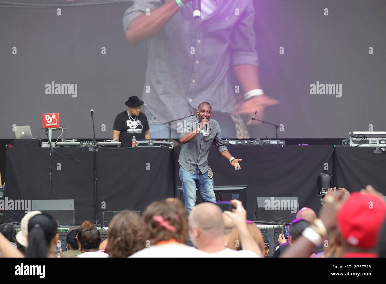 Forest Hills Stadium, Queens, New York, USA, August 20, 2021 - Dres während der Hip Hop Summer NYC Homecoming Concert Series 2021 heute im Queens Forest Hills Stadium Foto: Luiz Rampelotto/EuropaNewswire FOTOKREDIT ERFORDERLICH. Quelle: dpa picture Alliance/Alamy Live News Stockfoto