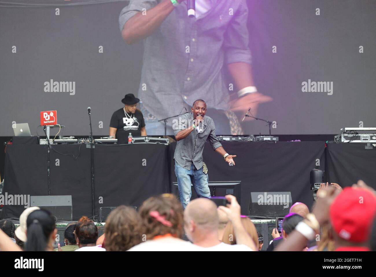 Forest Hills Stadium, Queens, New York, USA, August 20, 2021 - Dres während der Hip Hop Summer NYC Homecoming Concert Series 2021 heute im Queens Forest Hills Stadium Foto: Luiz Rampelotto/EuropaNewswire FOTOKREDIT ERFORDERLICH. Quelle: dpa picture Alliance/Alamy Live News Stockfoto