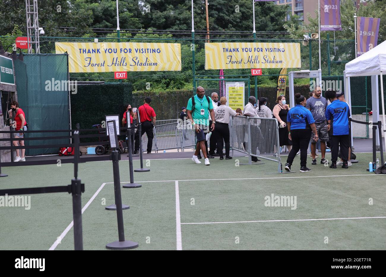 Forest Hills Stadium, Queens, New York, USA, August 20, 2021 - während der Hip Hop Summer NYC Homecoming Concert Series 2021 heute im Queens Forest Hills Stadium Foto: Luiz Rampelotto/EuropaNewswire FOTOKREDIT ERFORDERLICH. Quelle: dpa picture Alliance/Alamy Live News Stockfoto