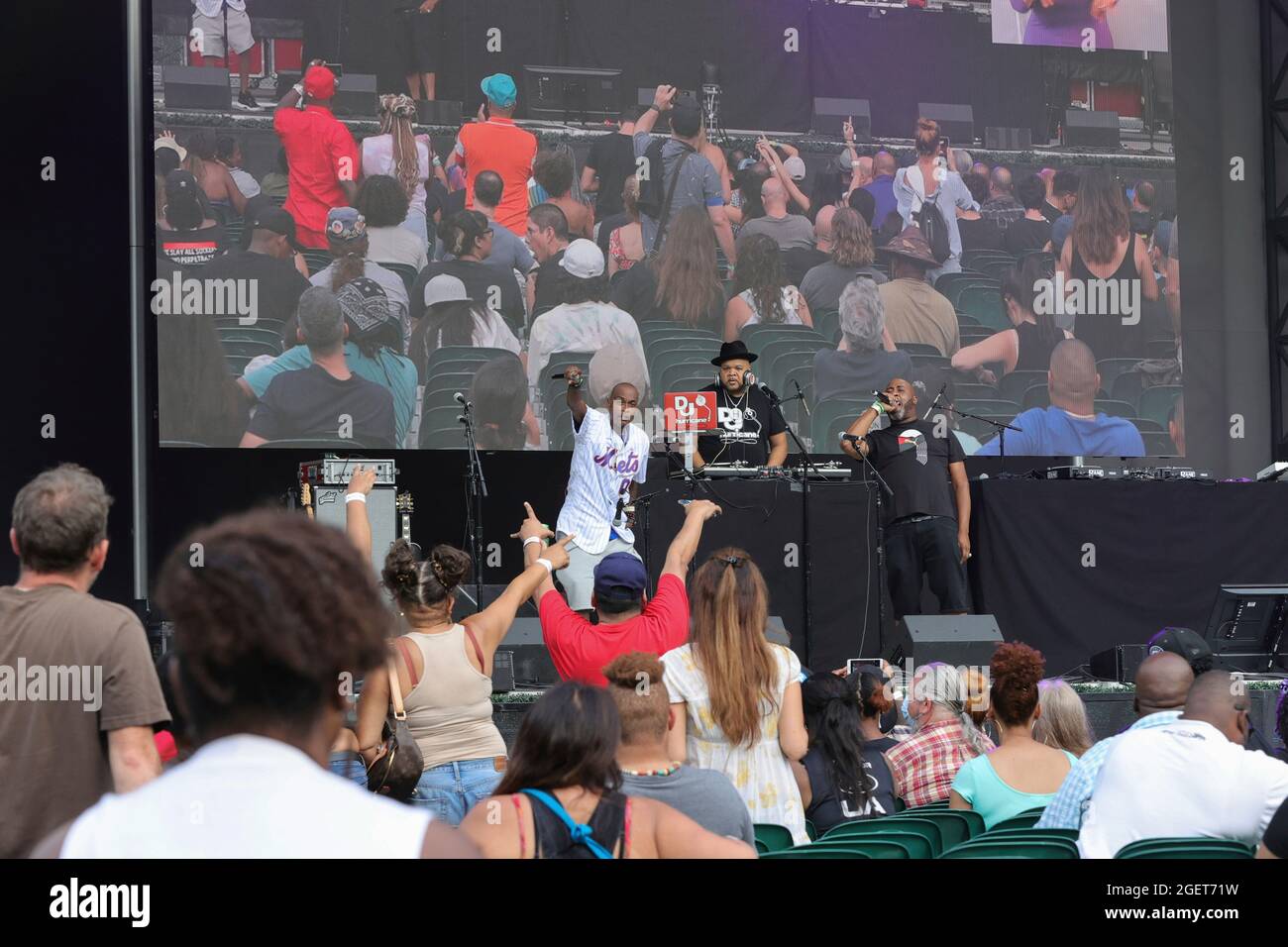 Forest Hills Stadium, Queens, New York, USA, August 20, 2021 - Vergewaltiger während der Hip Hop Summer NYC Homecoming Concert Series 2021 heute im Queens Forest Hills Stadium Foto: Luiz Rampelotto/EuropaNewswire FOTOKREDIT ERFORDERLICH. Quelle: dpa picture Alliance/Alamy Live News Stockfoto