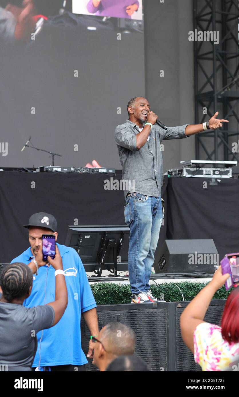 Forest Hills Stadium, Queens, New York, USA, August 20, 2021 - Dres während der Hip Hop Summer NYC Homecoming Concert Series 2021 heute im Queens Forest Hills Stadium Foto: Luiz Rampelotto/EuropaNewswire FOTOKREDIT ERFORDERLICH. Quelle: dpa picture Alliance/Alamy Live News Stockfoto