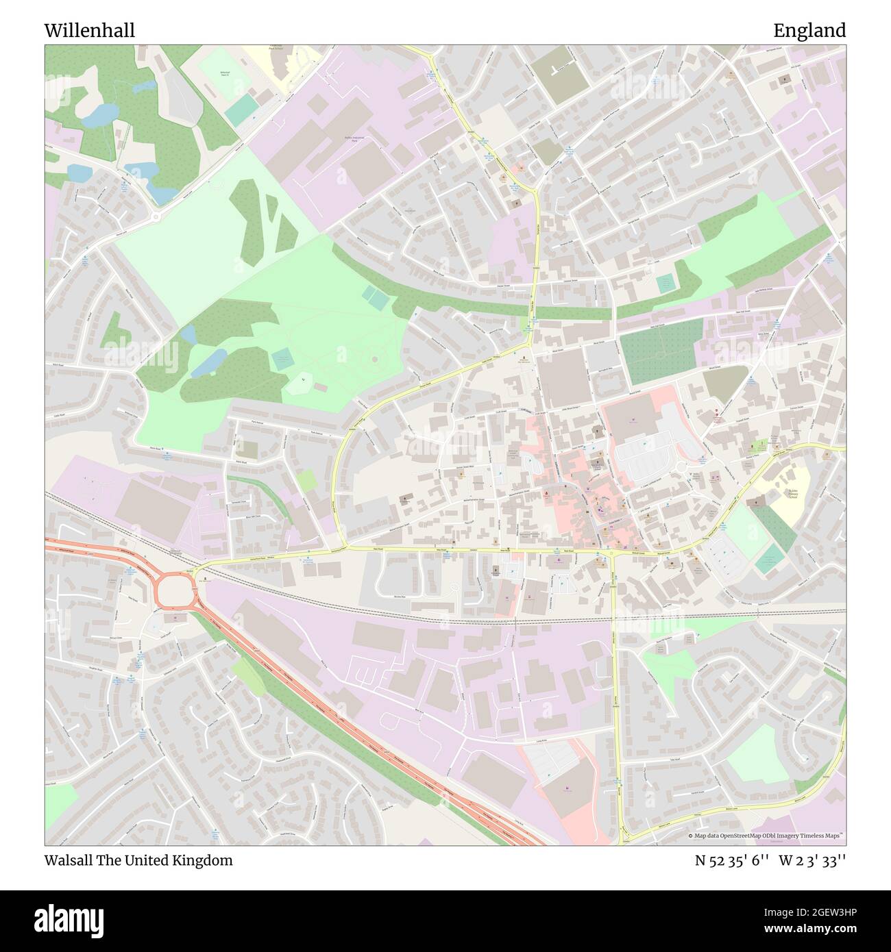 Willenhall, Walsall, Großbritannien, England, N 52 35' 6'', W 2 3' 33'', map, Timeless Map veröffentlicht im Jahr 2021. Reisende, Entdecker und Abenteurer wie Florence Nightingale, David Livingstone, Ernest Shackleton, Lewis and Clark und Sherlock Holmes haben sich bei der Planung von Reisen zu den entlegensten Ecken der Welt auf Karten verlassen.Timeless Maps kartiert die meisten Orte auf der Welt und zeigt die Verwirklichung großer Träume Stockfoto