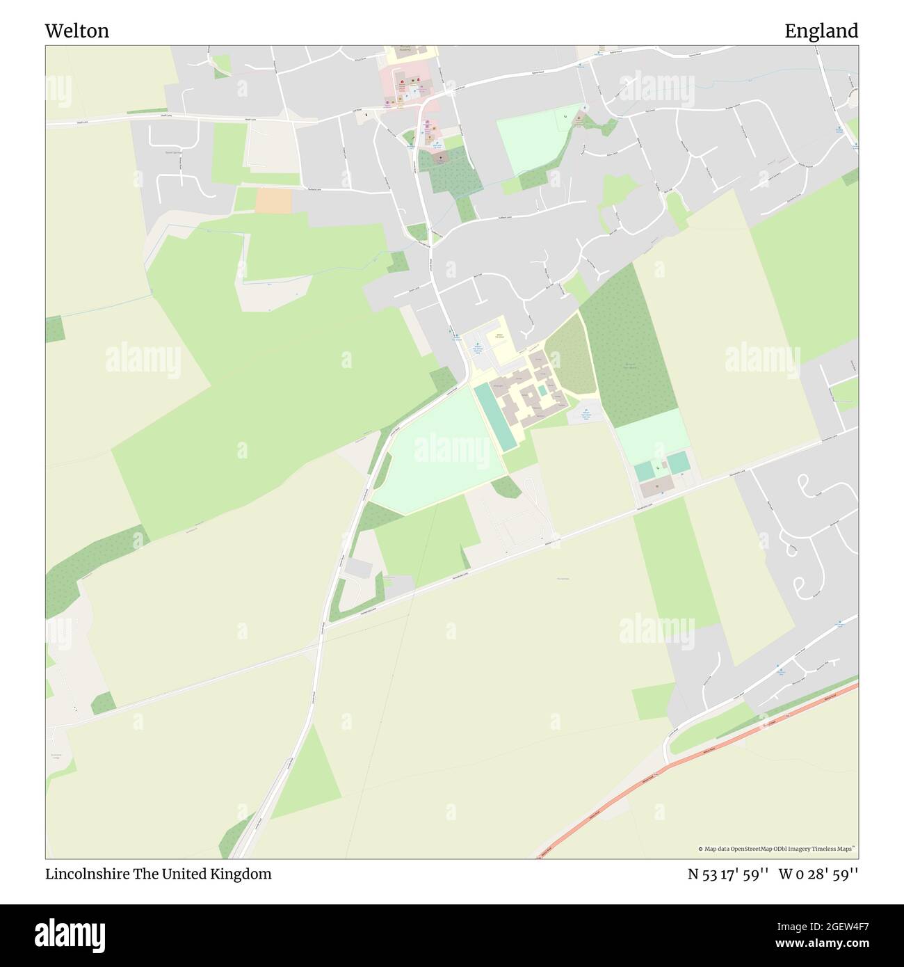 Welton, Lincolnshire, Großbritannien, England, N 53 17' 59'', W 0 28