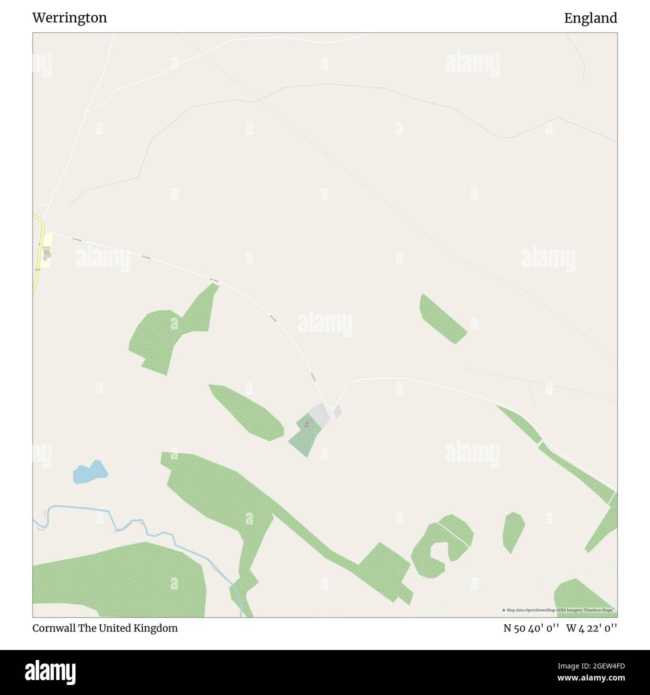 Werrington, Cornwall, Großbritannien, England, N 50 40' 0'', W 4 22' 0