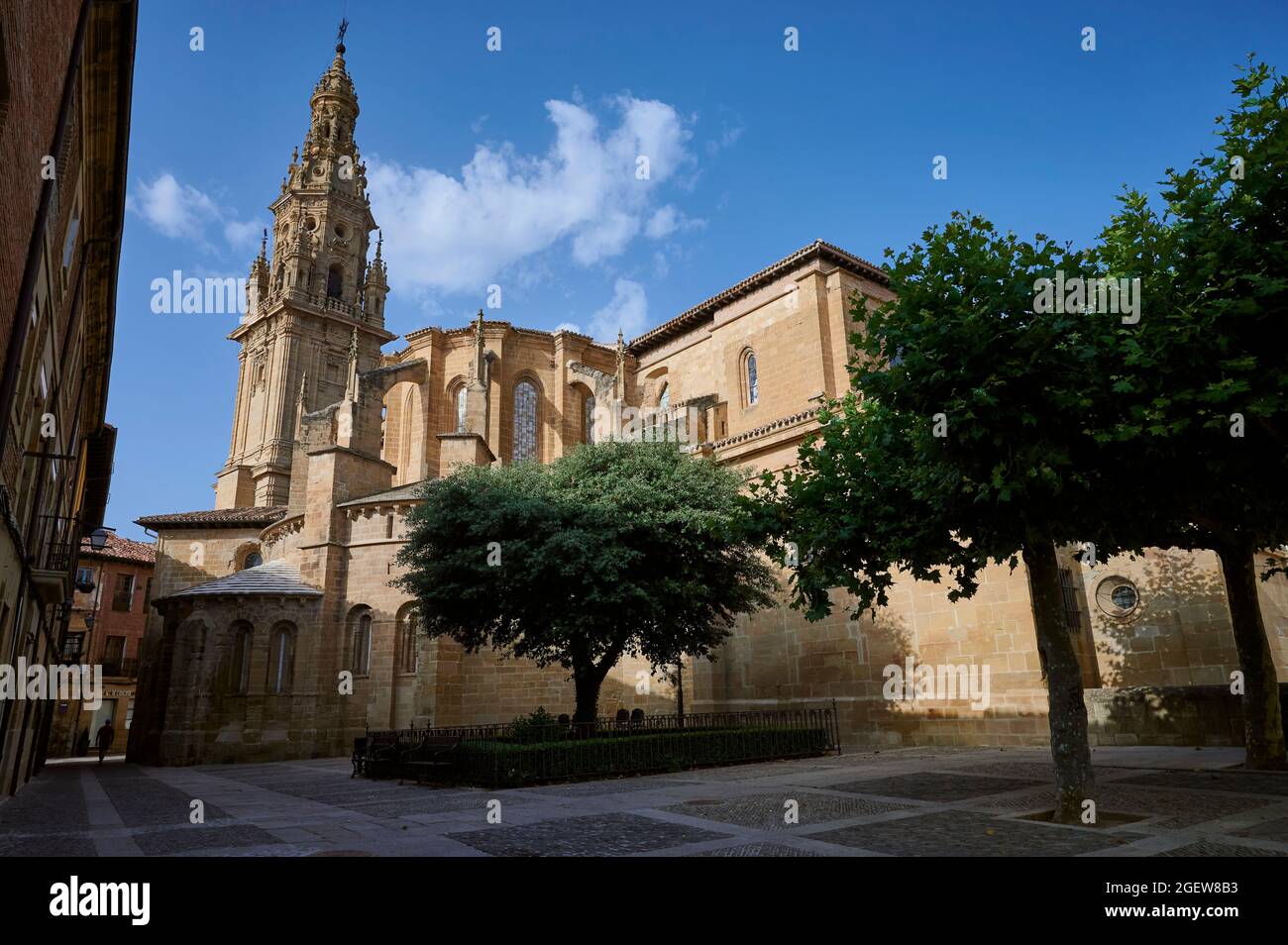 12-08-2021,Santo Domingo de la Calzada, La Rja, Spanien, Europa, Detail der Kathedrale, Jakobsweg. Stockfoto