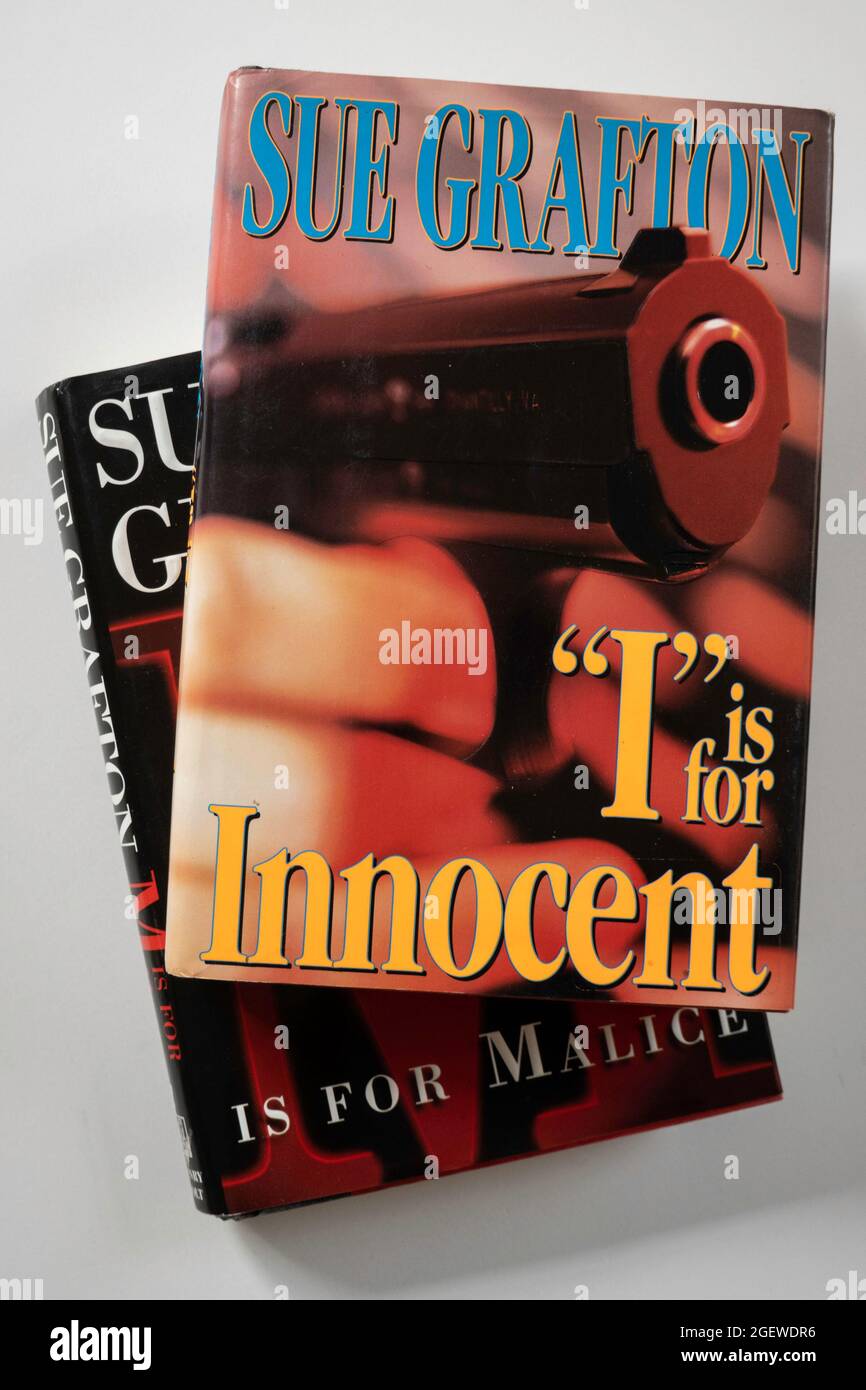 Die amerikanische Autorin von Kriminalromanen, die vor allem für die „Alphabet-Serie“ in den USA bekannt war, war die amerikanische Autorin Stockfoto