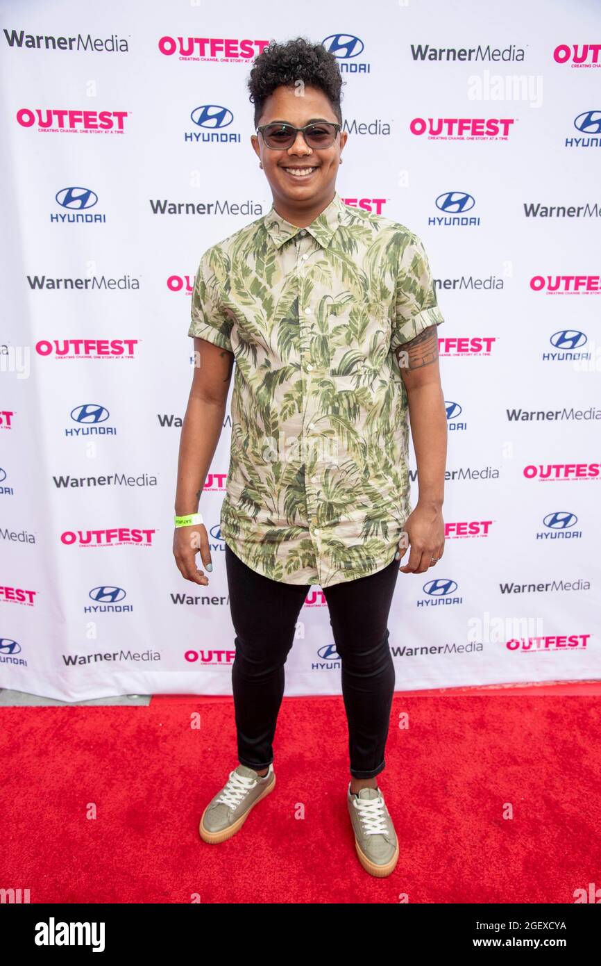 Los Angeles, USA. August 2021. Ley Comas nimmt an Outfest LGBTQ Film Festival 5th Annual Trans and Nonbinary Summit in Directors Guild of America, Los Angeles, CA am 21. August 2021 Teil.Quelle: Eugene Powers/Alamy Live News Stockfoto