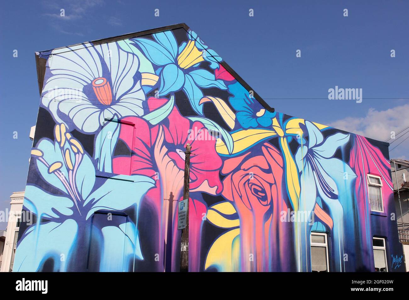 Belladonna von der Künstlerin Nerone, New Brighton, Wirral, Großbritannien Stockfoto