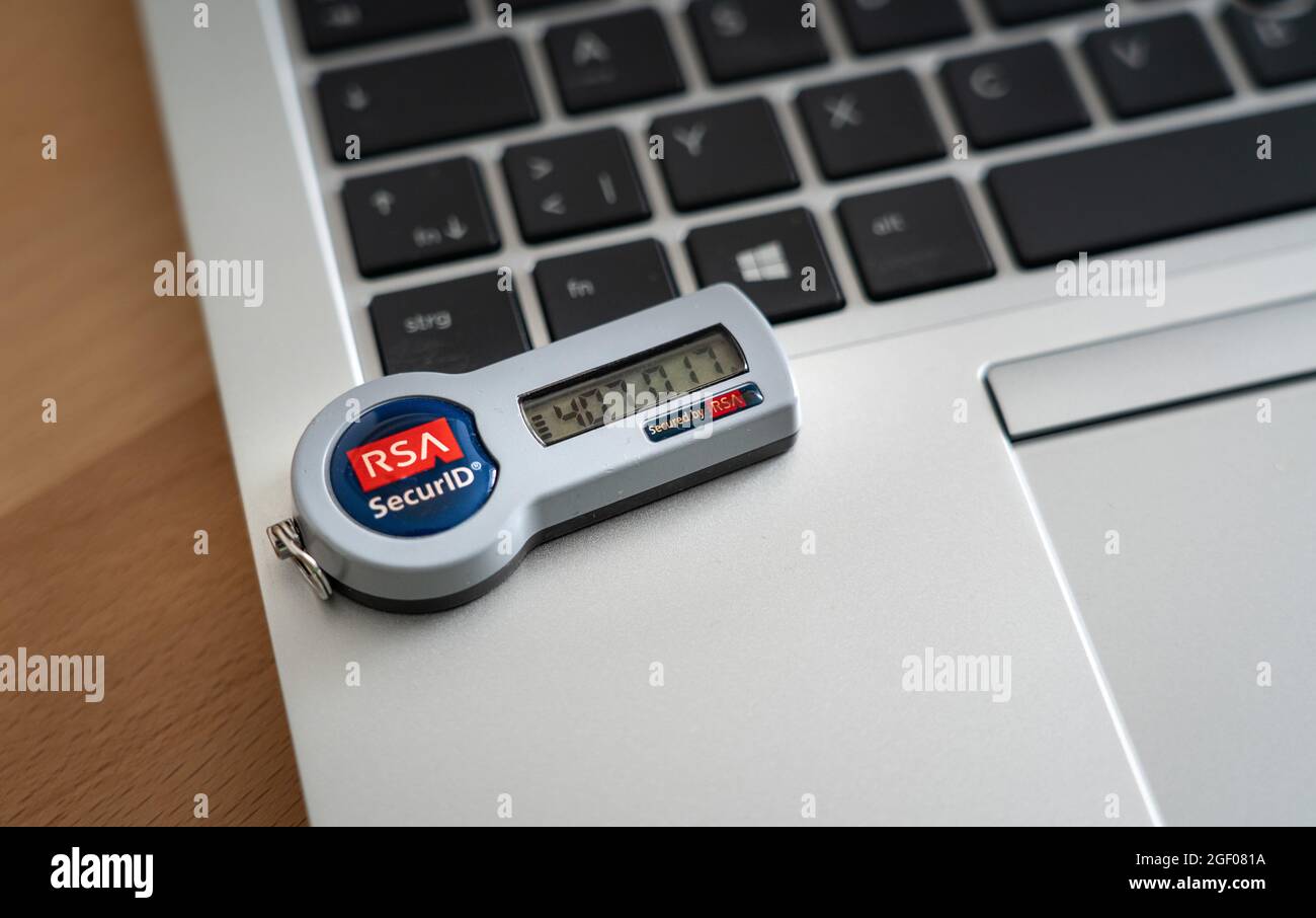 RSA SecurID-token Stockfoto