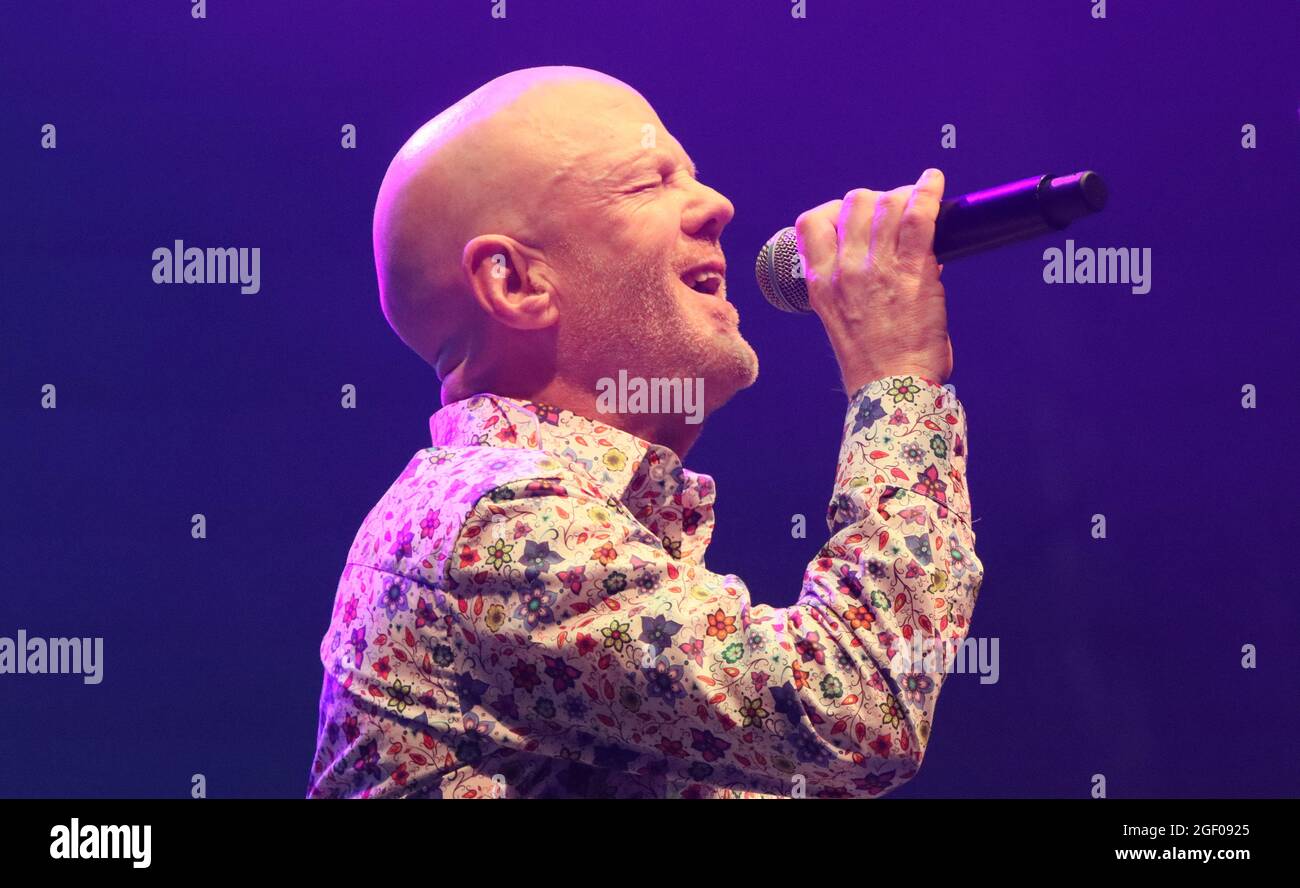 Nicht exklusiv: Jimmy Somerville, Rewind Festival South, Henley-on-Thames, Großbritannien, 21. August 2021, Foto von Richard Goldschmidt Stockfoto