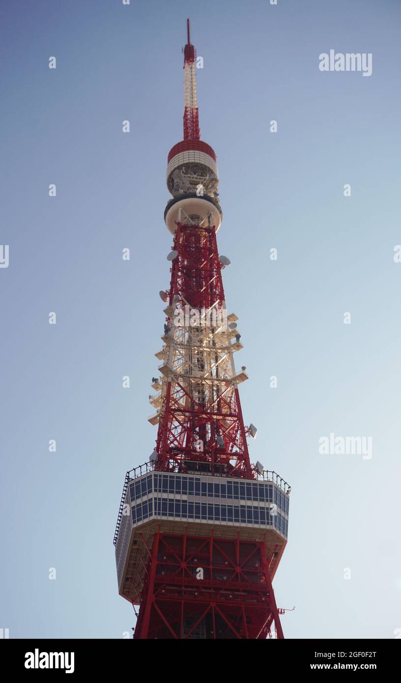 Tokyo Tower Tokyo Japan Stock Foto Stock Bilder Stock Pictures Stockfoto