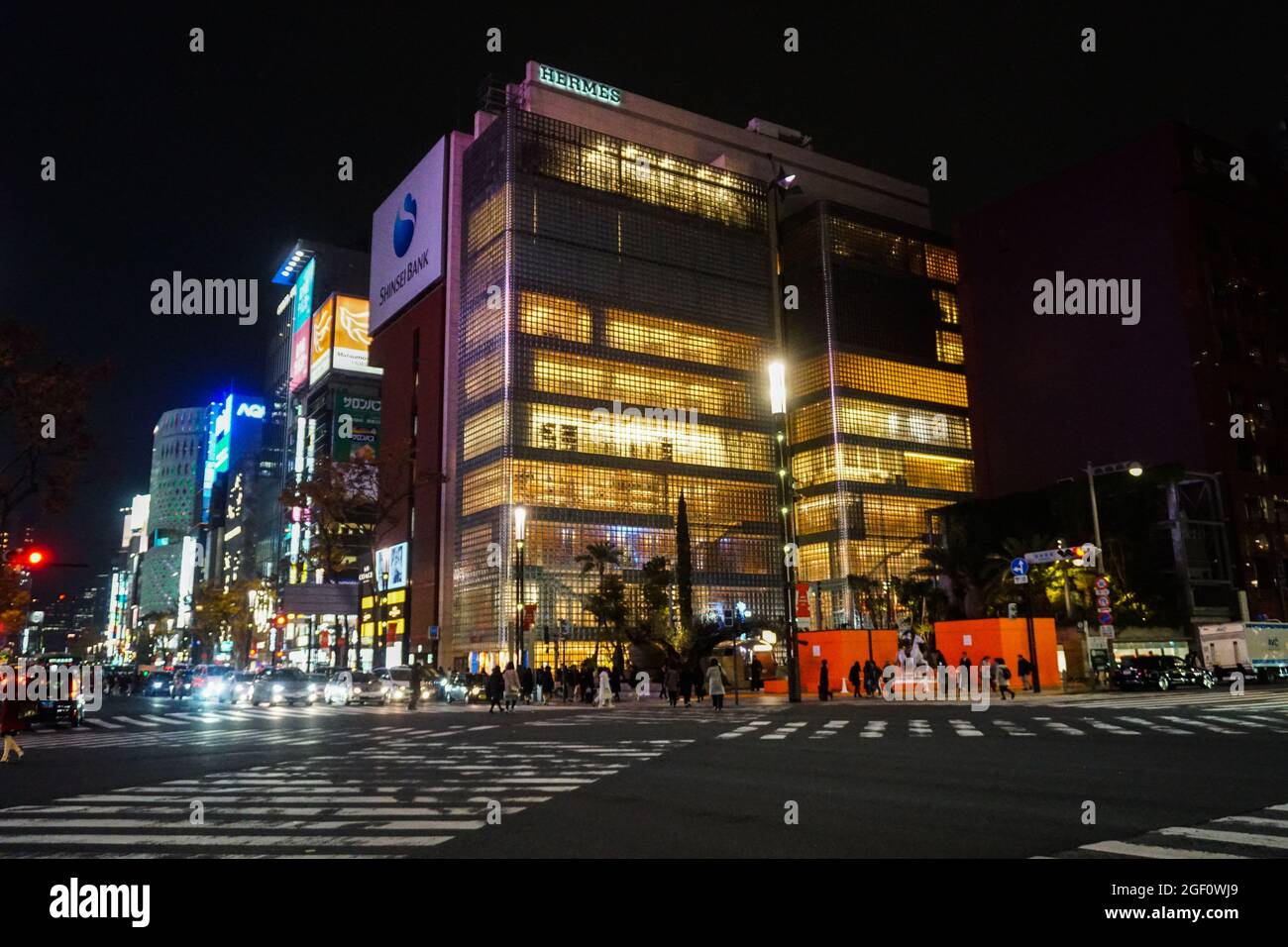 Kreuzung in Tokio Japan Stock Photo Stock Bilder Stock Pictures Stockfoto
