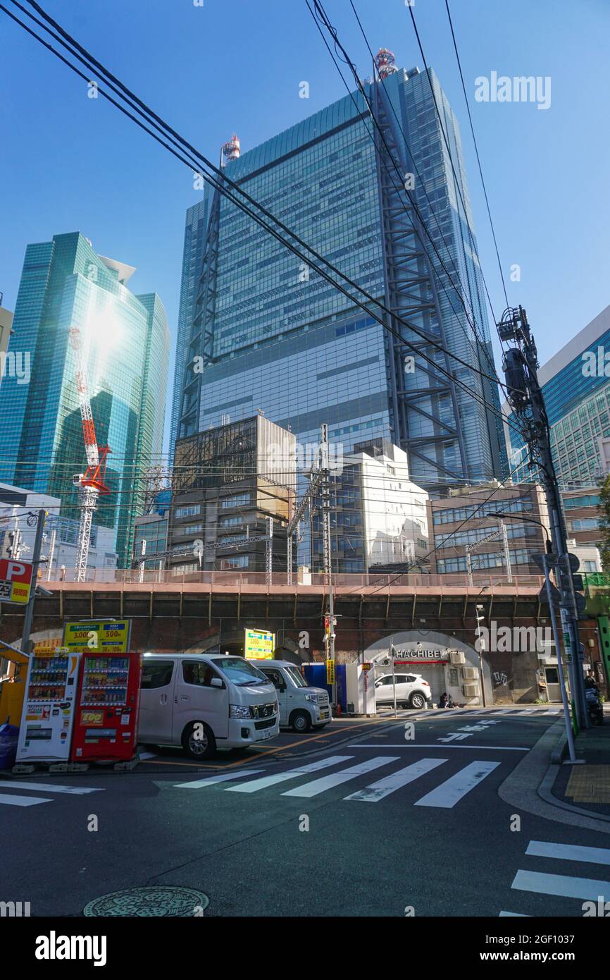 Tokyo Wolkenkratzer Bahnhof Japan Stock Foto Stock Bilder Stock Bilder Stockfoto