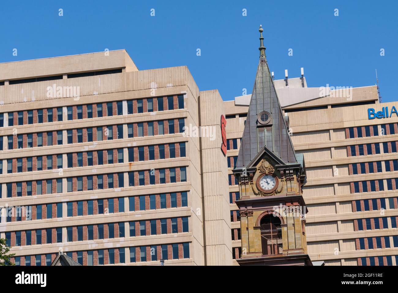 Halifax, Nova Scotia, Kanada - 11. August 2021: Halifax City Hall on Argyle Street Stockfoto