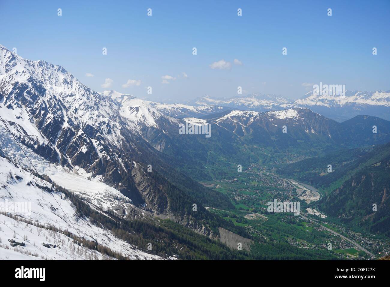 Chamonix Frankreich Alpen Berge Stock Foto Stock Bilder Stock Pictures Stockfoto