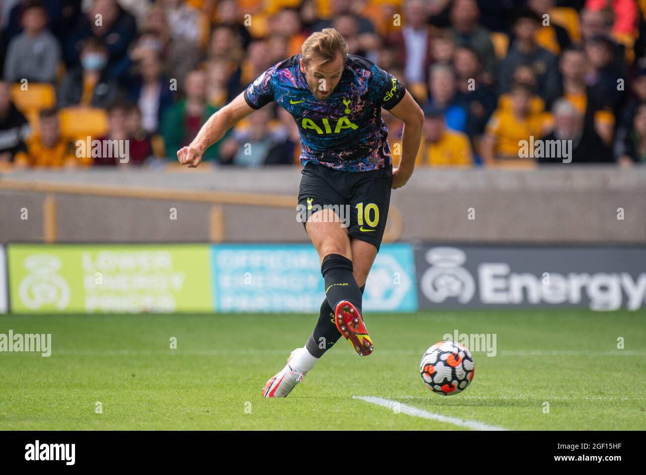 Harry Kane von Tottenham während des Premier League-Spiels zwischen Wolverhampton und Tottenham Hotspur Stockfoto