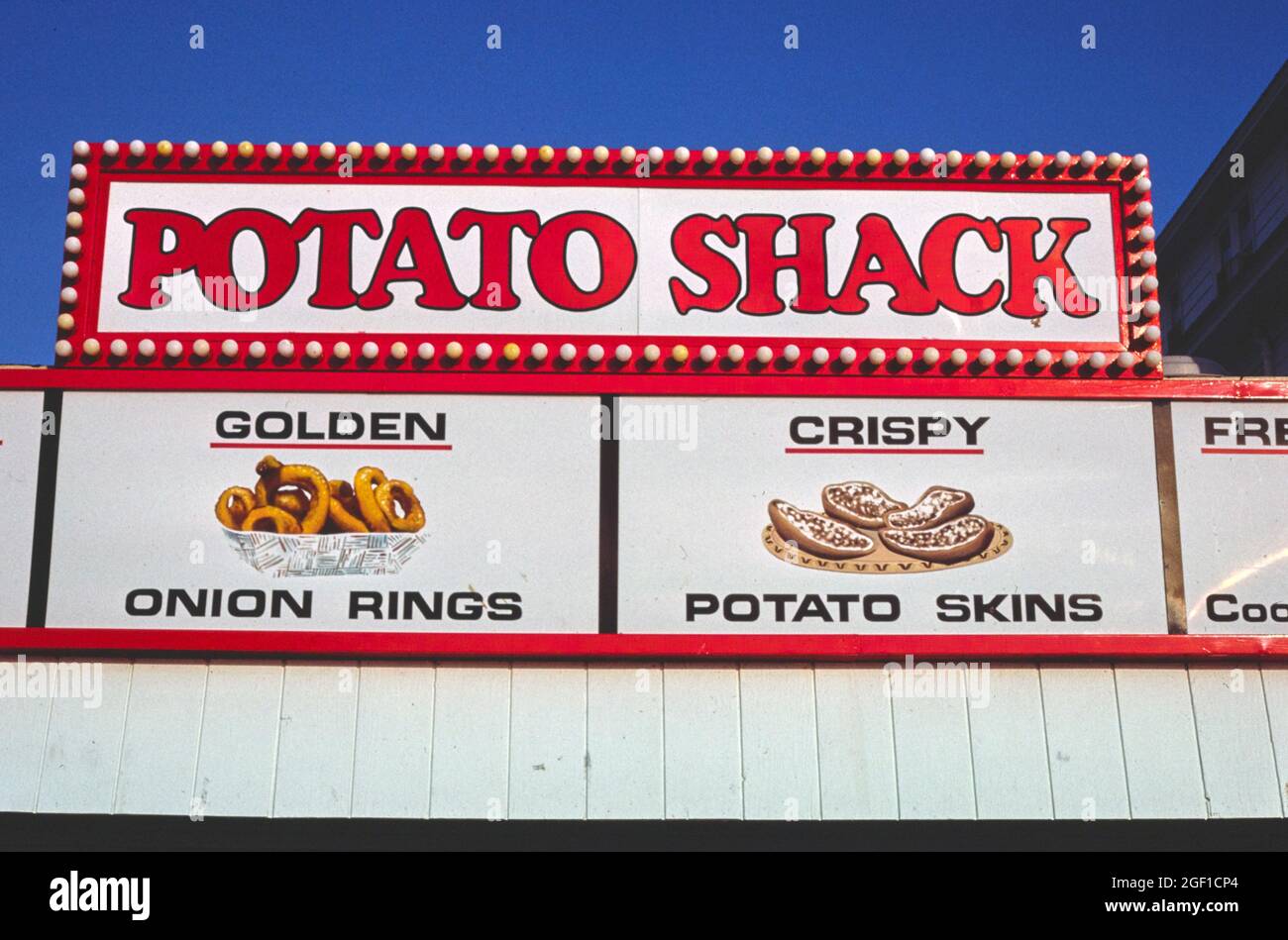 Potato Shack, Ocean City, Maryland. 1985 Stockfoto