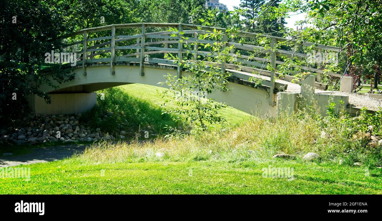Prince's Island Calgary, Alberta Stockfoto