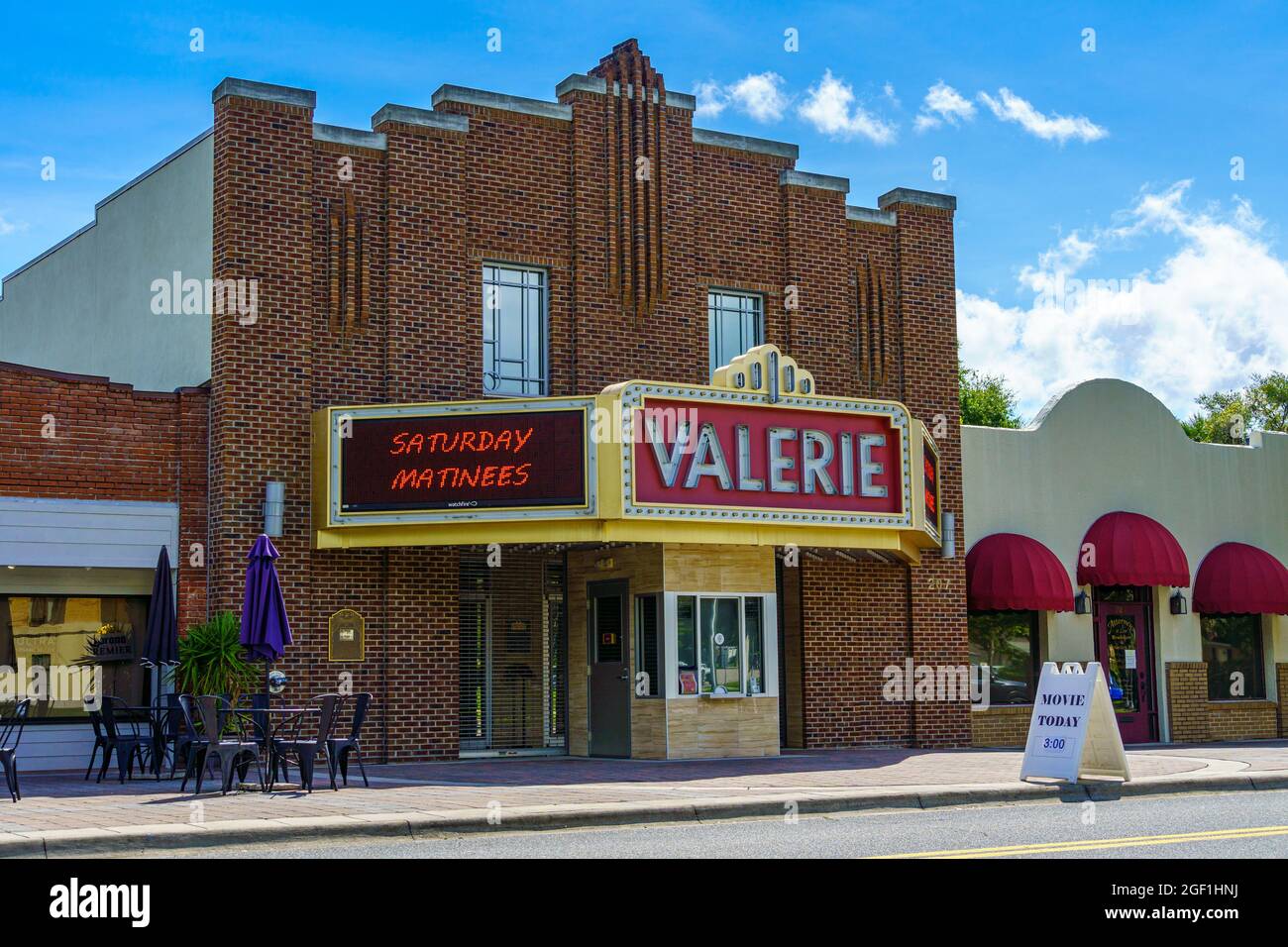 Valerie Theatre Cultural Center - Inverness, Florida, USA Stockfoto
