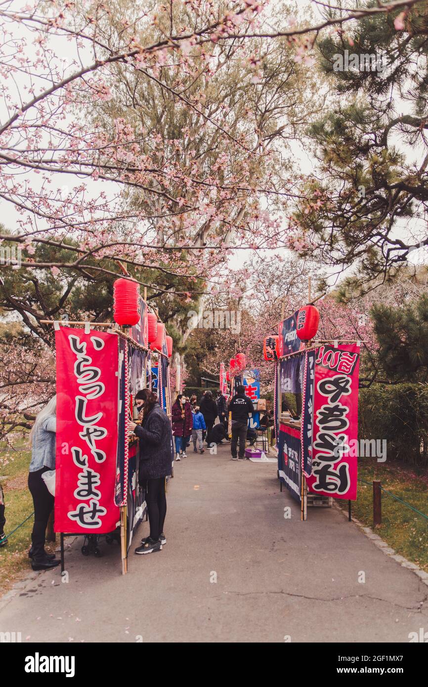 Jardín Japonés Stockfoto