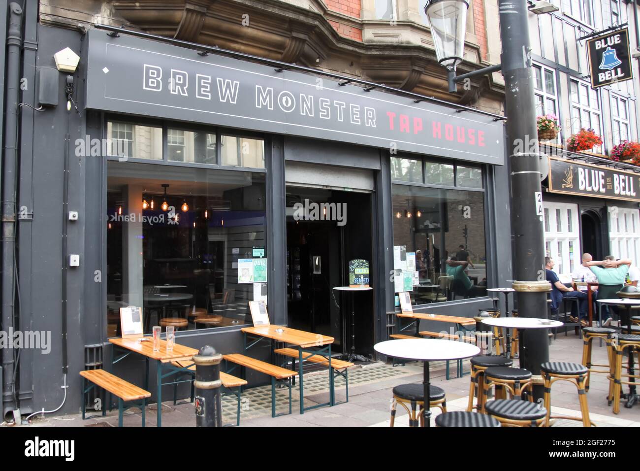 Brew Monster Tap House, Bar und Pub, High Street, Cardiff City, South Wales, GROSSBRITANNIEN, 2021 Stockfoto