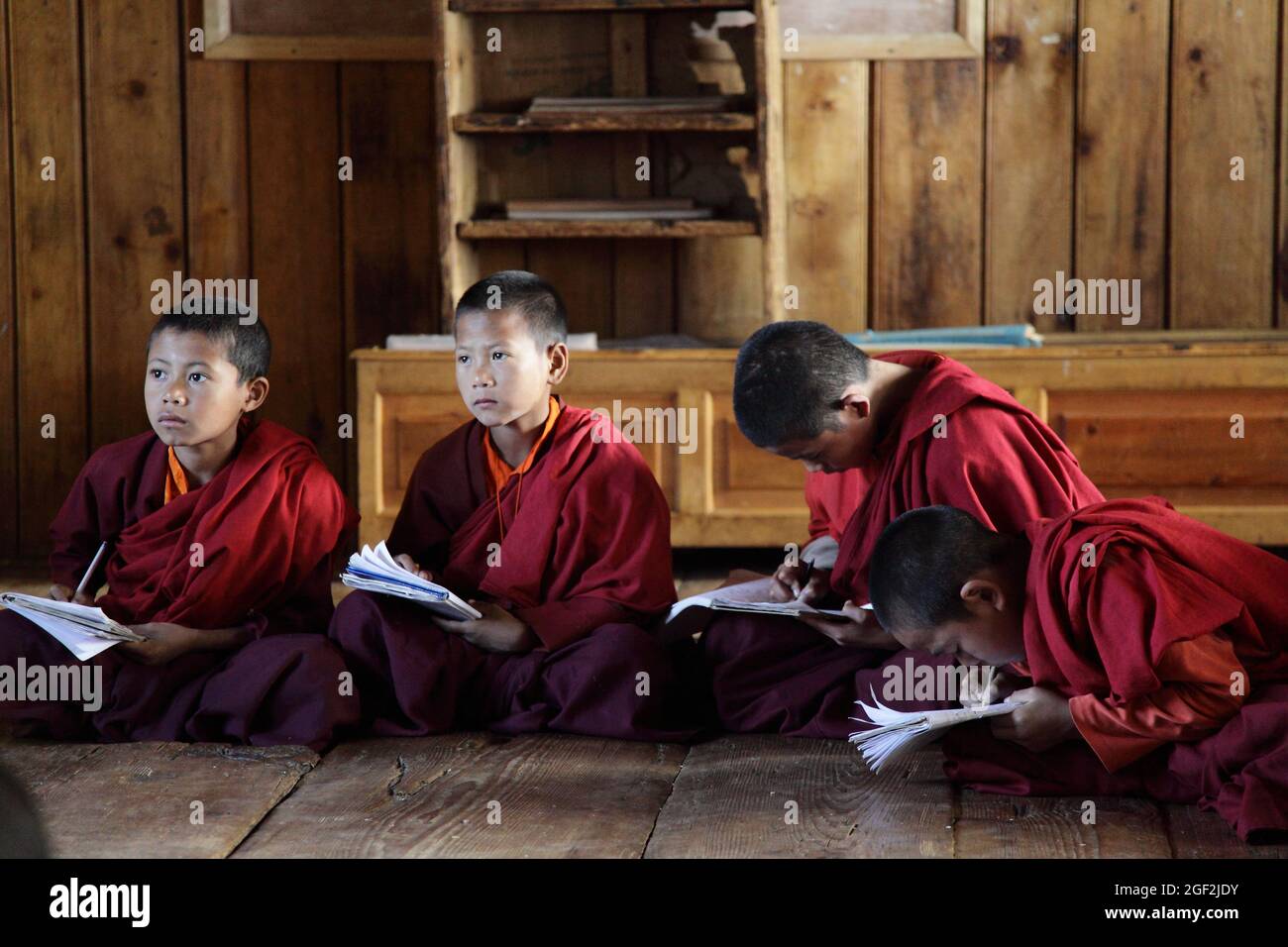 Bhutan Spiritual Tour Stockfoto