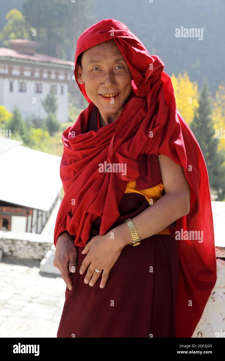 Bhutan Spiritual Tour Stockfoto