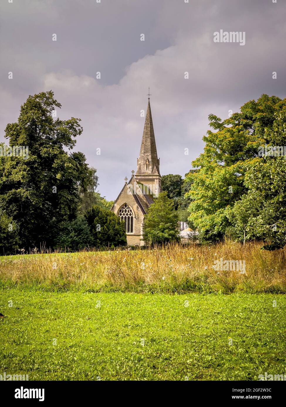 Heslington Church, York, Großbritannien. Stockfoto