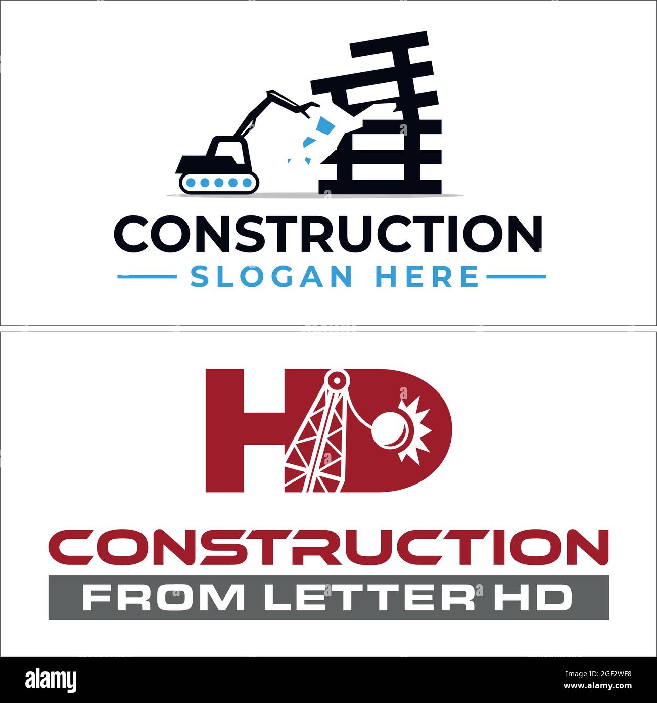 Industriebau Gebäude Logo Design Stock Vektor