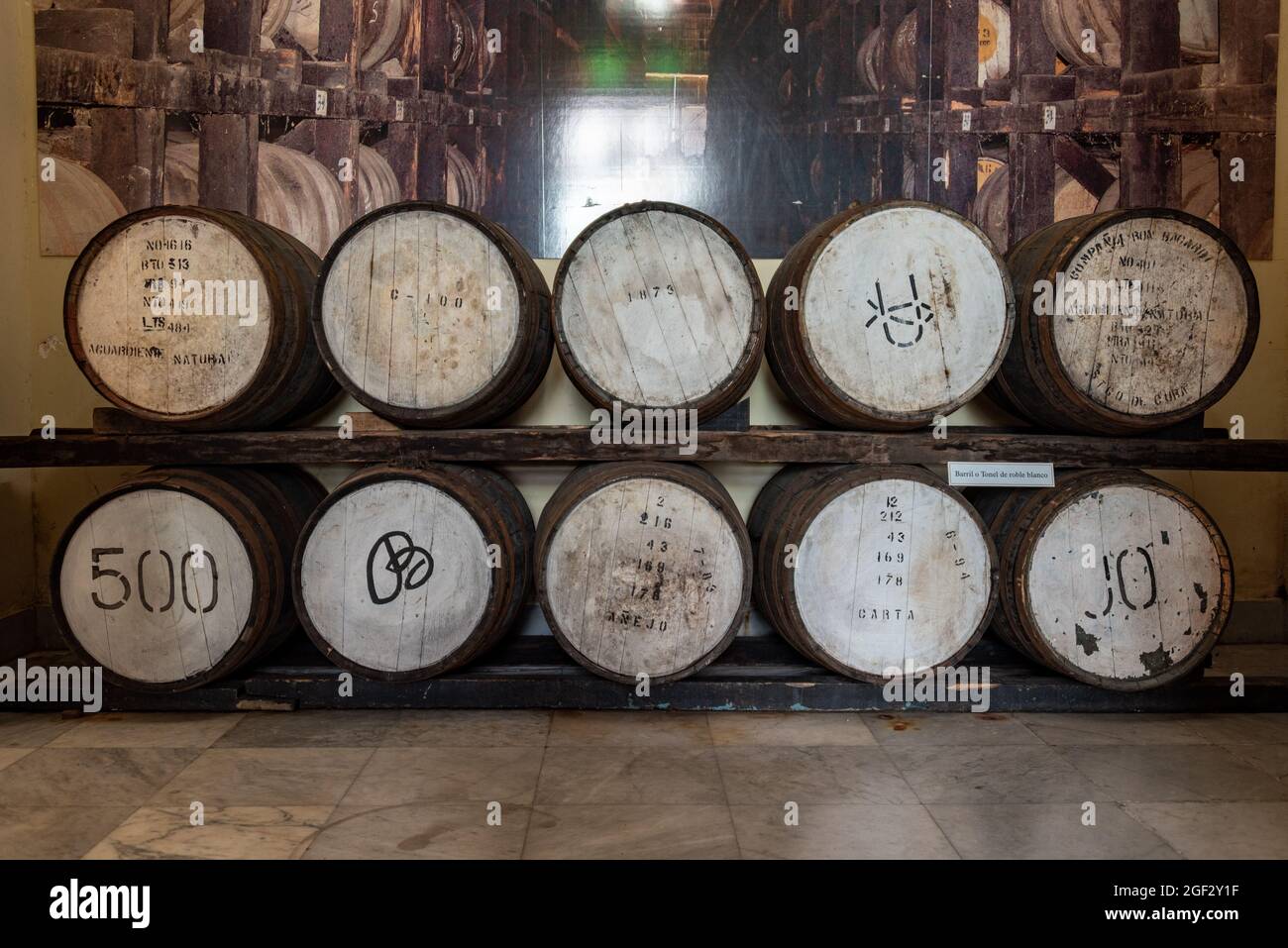 Rum-Museum Emilio Bacardi, Santiago de Cuba Stockfoto