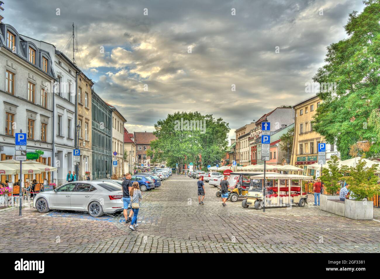 Kazimierz, Krakau, HDR-Bild Stockfoto