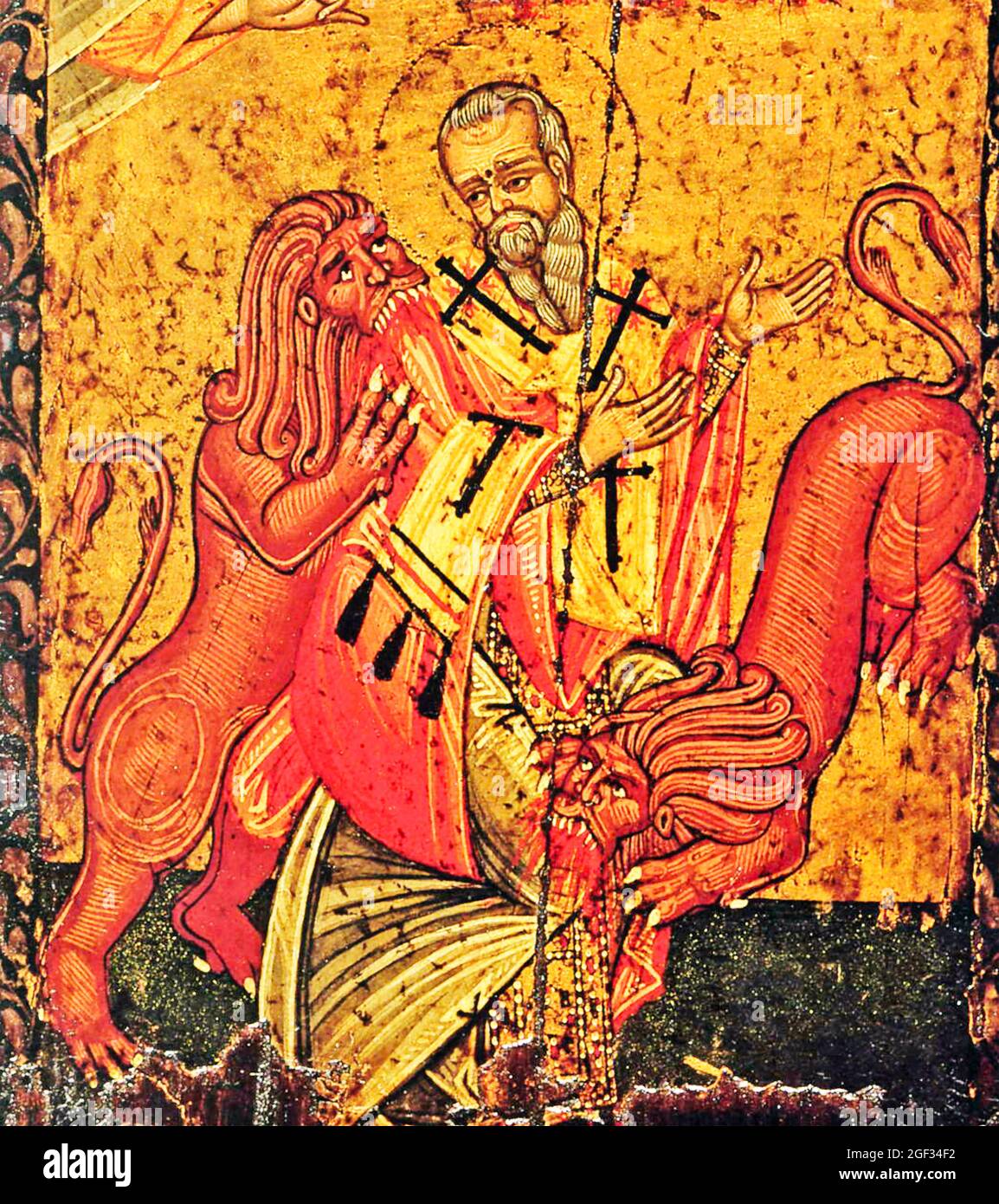 IGNATIUS VON ANTIOCHIEN christlicher Märtyrer um 140 n. Chr. Stockfoto