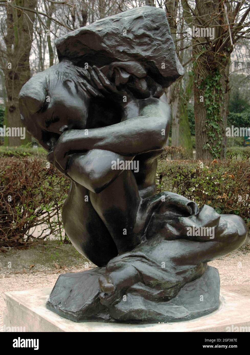 Französischer Bildhauer Auguste Gestorben 1917 Auguste Rodin (1840-1917). Französischer Bildhauer. Gefallene Karyatid