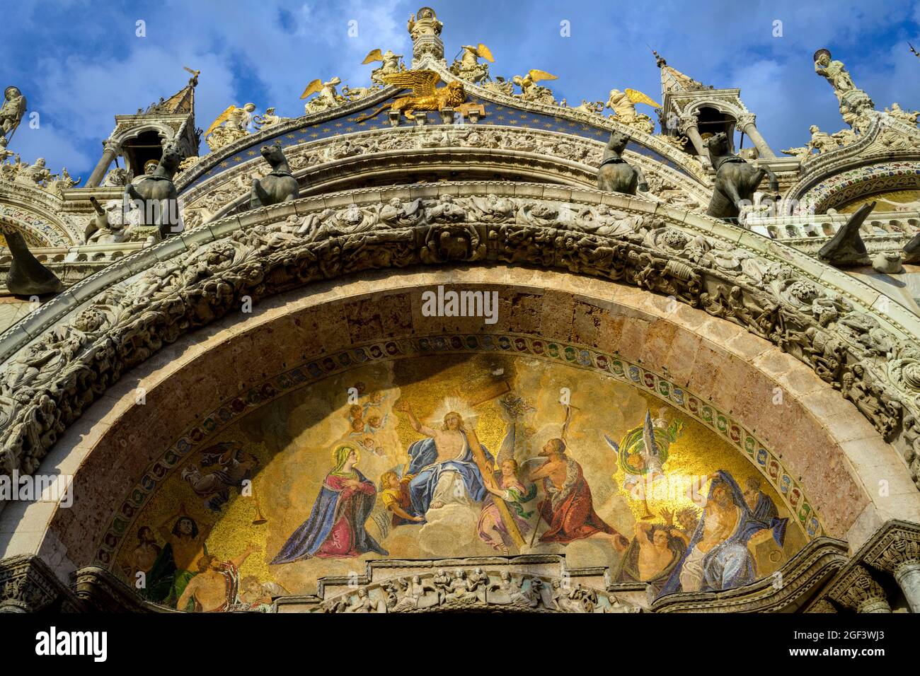 Die Basilika des Heiligen Markus in der Nähe von Venedig Italien Stockfoto