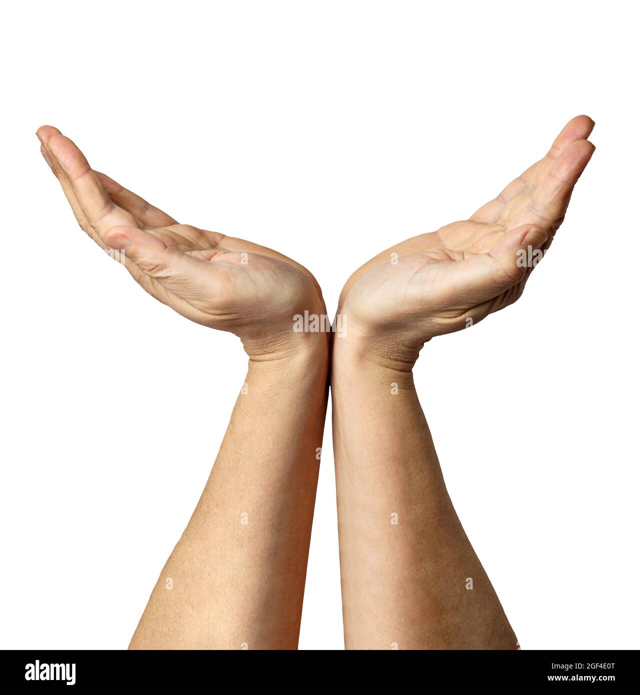 Handpflege Unterstützung helfen Gesundheit halten Unterstützung Stockfoto