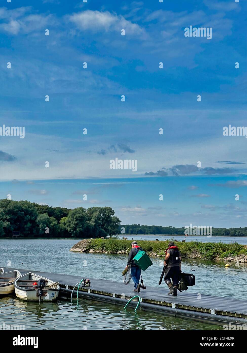 Gone Fishing Stockfoto