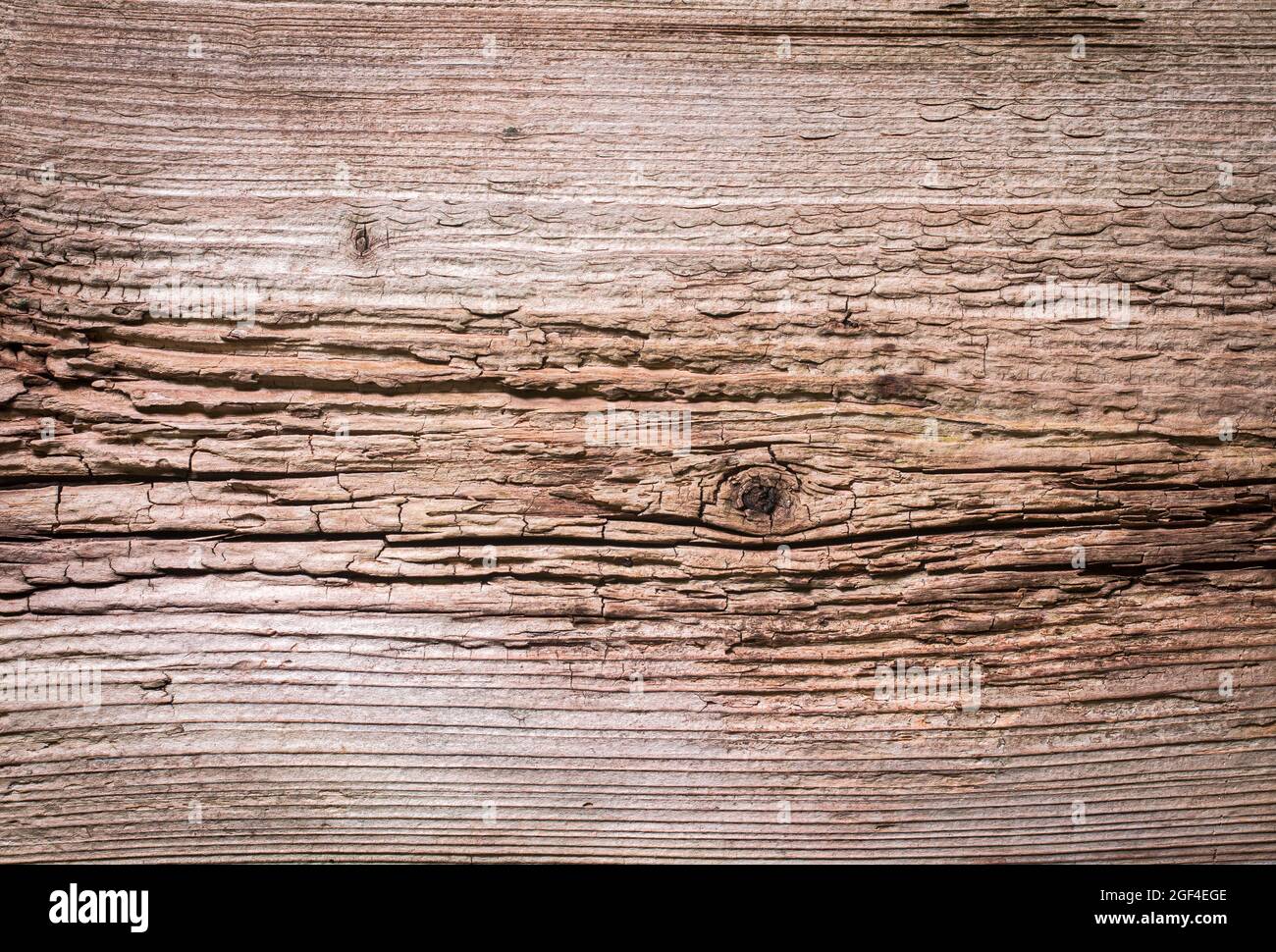 Altes texturiertes Holzmaterial aus nächster Nähe Stockfoto