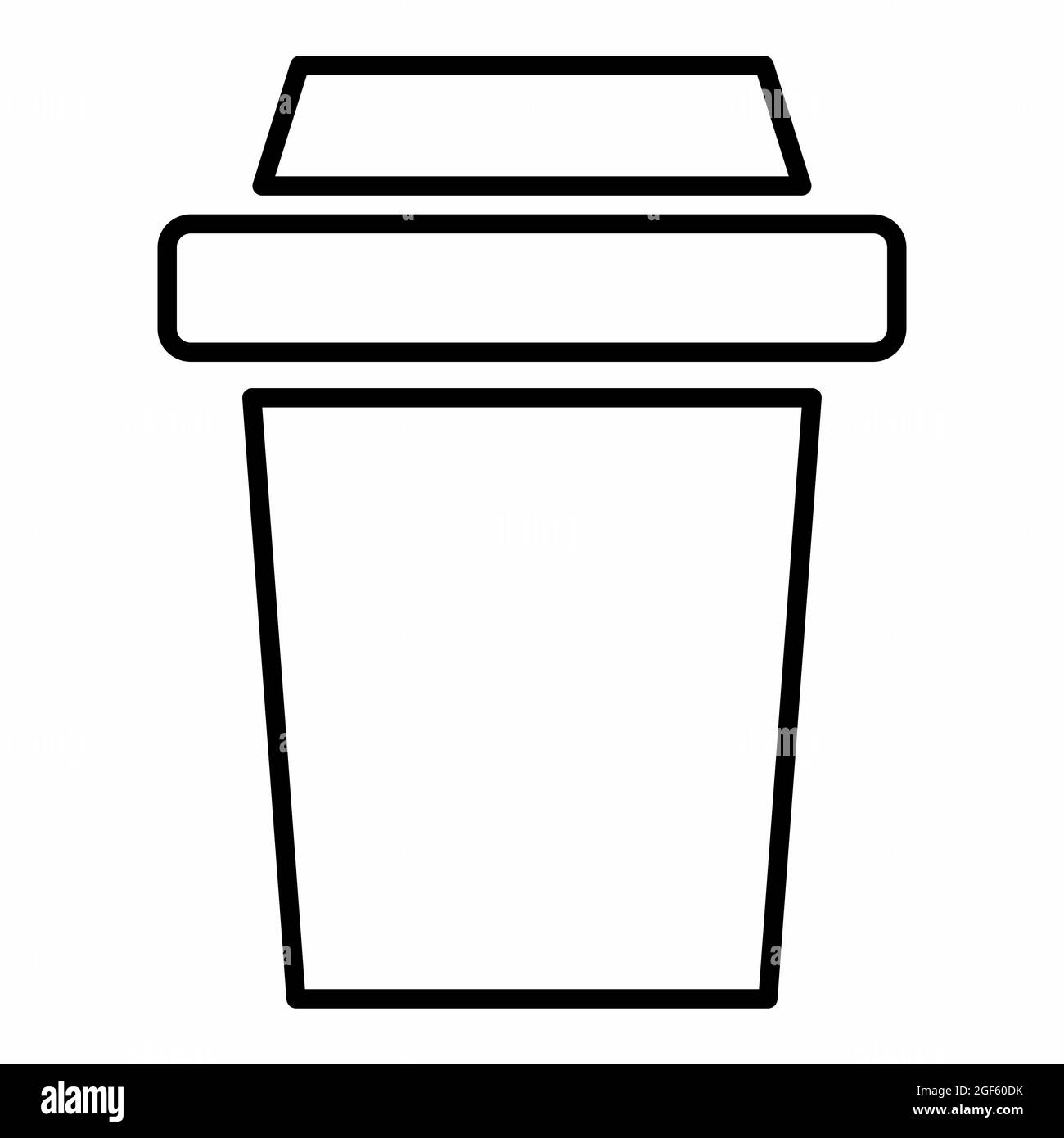 Icon Vector of Tea - Line Style - einfache Illustration, editierbare Kontur, Design Template Vektor, gut für Drucke, Poster, Werbung, Ankündigung Stock Vektor