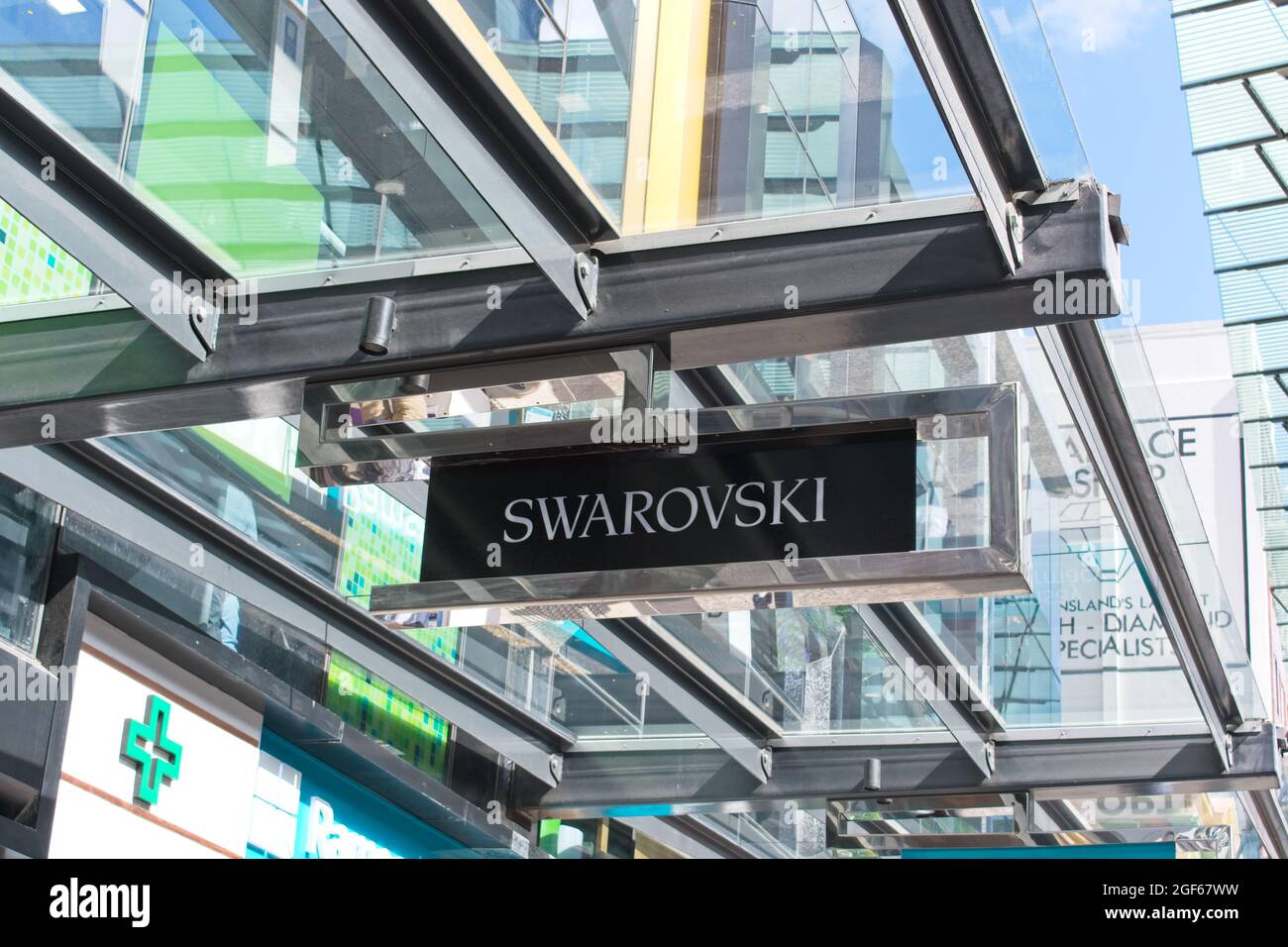 Swarovski Juweliergeschäft in Brisbane Stockfoto