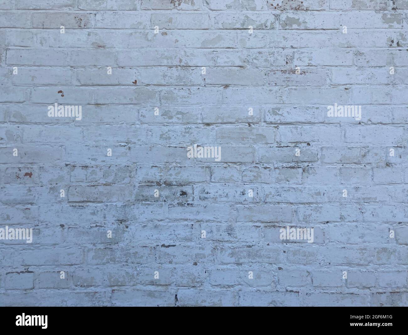 Weiße Backsteinwand-Struktur. Wand Hintergrund Textur Muster Hintergrund weiß. Alte Betonwand Textur Hintergrund. Stockfoto