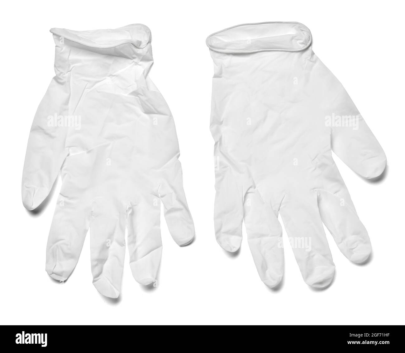 Latex Handschuh Schutz Virus medizinische Gesundheit Hygiene Stockfoto