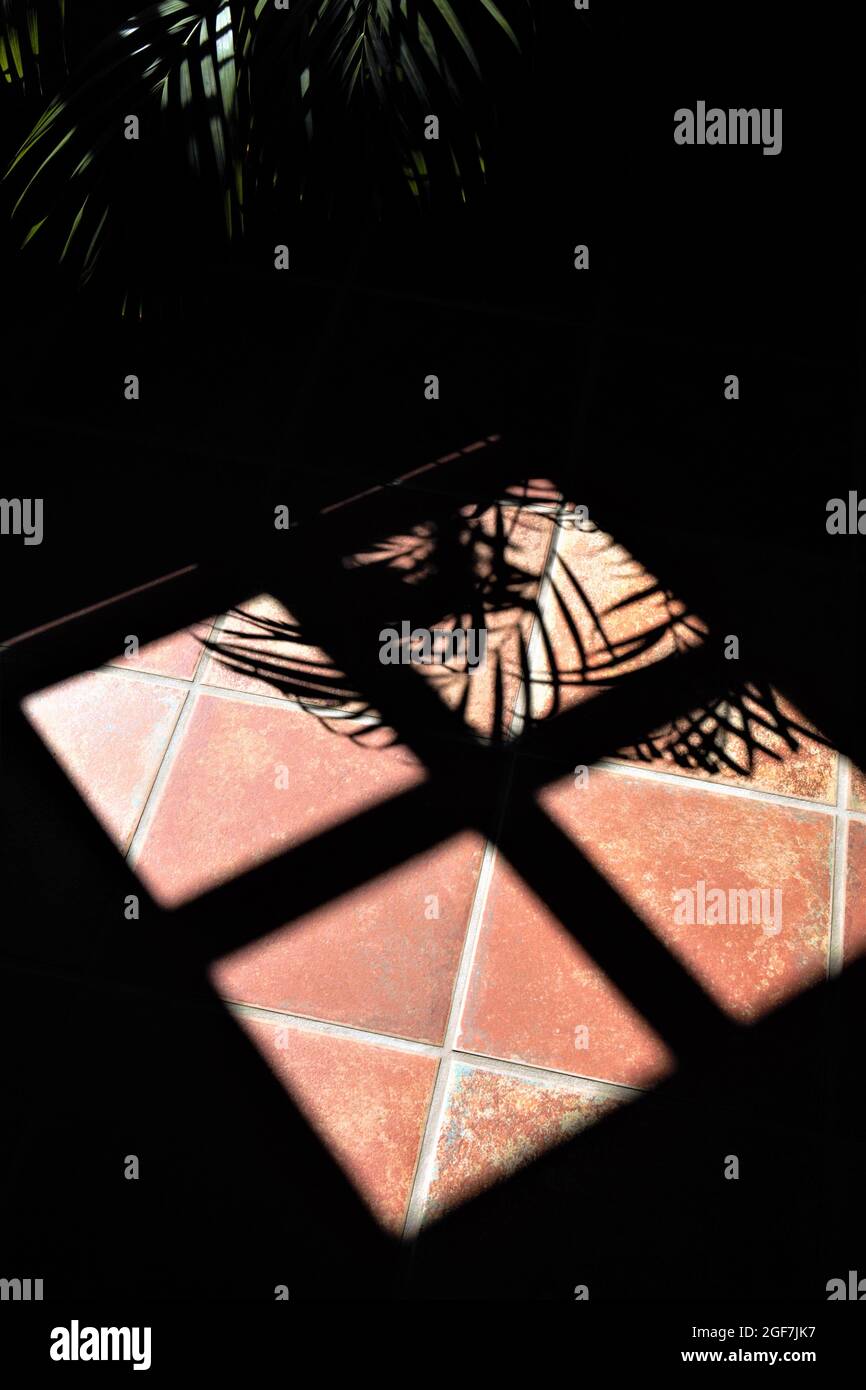Glasfenster in der Kirche Stockfoto