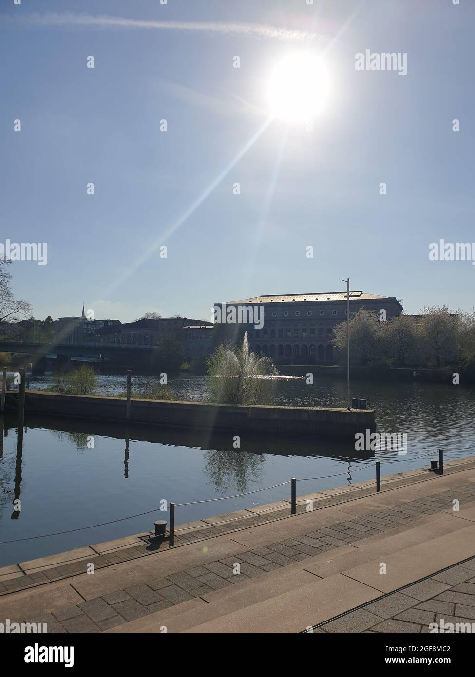 Blick auf den Jachthafen in Mülheim-Ruhr Stockfoto Blick auf den Jachthafen in Mülheim-Ruhr Stockfoto